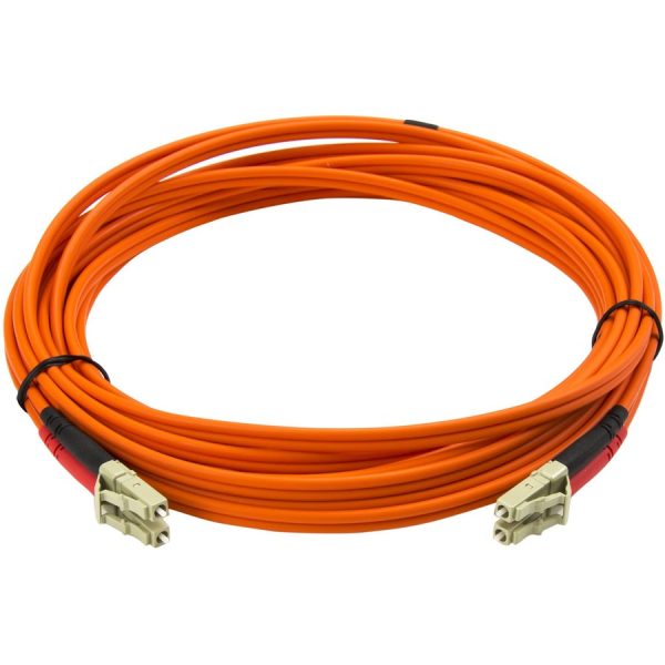 StarTech.com 5m Fiber Optic Cable - Multimode Duplex 50/125 - LSZH Fiber Jumper Cord - LC/LC - Image 3