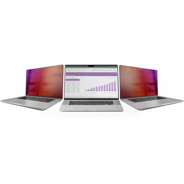 StarTech.com 16-inch MacBook Pro 21/23 Privacy Screen, Gold Filter w/Enhanced Privacy, Computer Security Filter, +/- 30 Deg. View Angle - Image 2