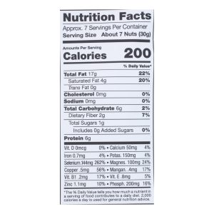 Sunfood - Brazil Nuts Og2 Raw - EA of 1-8 OZ
