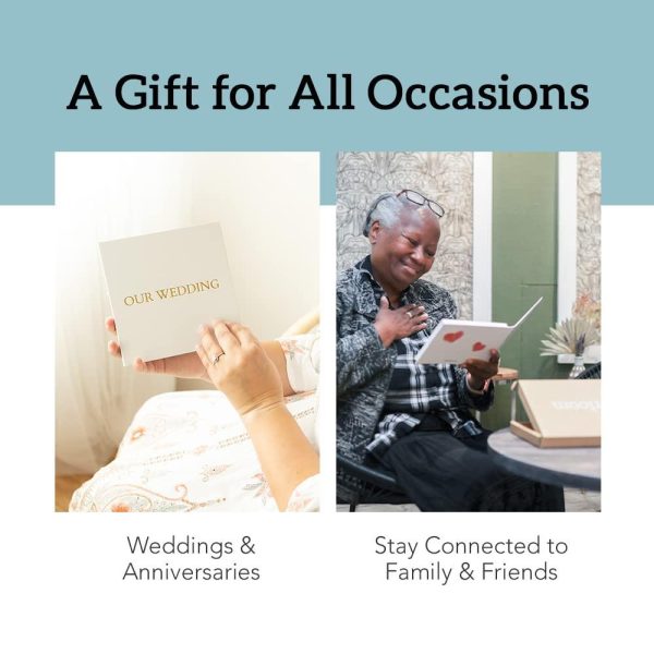 Heirloom Blank Video Book   Create Your Own Digital Greeting Card Gift with Your Memories   Anniversary Christmas Wedding   Plays 10 Minutes of Video and Photos - Image 7