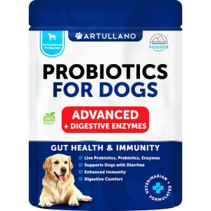 Probiotics for Dogs   Support Gut Health Allergies Immunity Yeast Balance   Dog Probiotics and Digestive Enzymes with Prebiotics   Reduce Diarrhea   30 Sticks