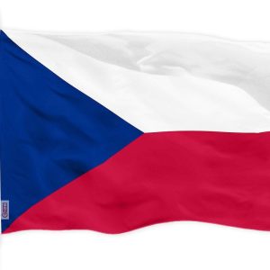 G128 Czech Republic Czechia Czech Flag | 3x5 feet | Printed 150D - Indoor/Outdoor, Vibrant Colors, Brass Grommets, Quality Polyester, Much Thicker More Durable Than 100D 75D Polyester