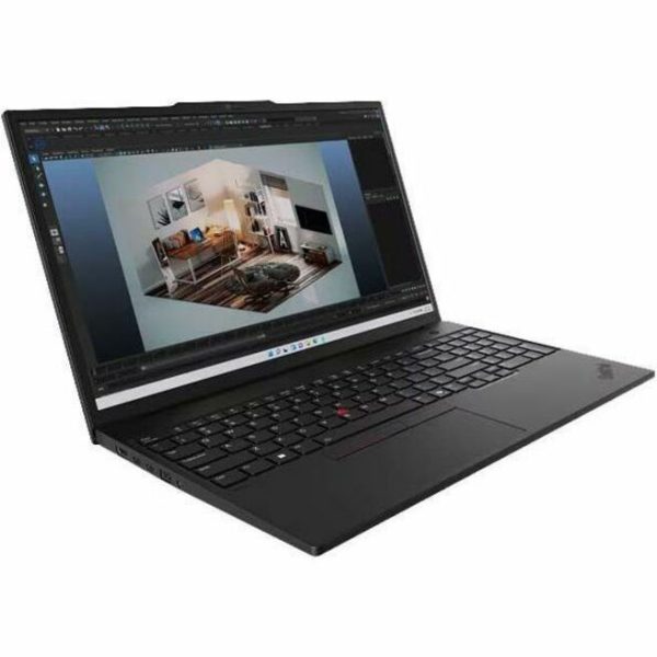 Lenovo ThinkPad P16s Gen 3 21KS001MUS 16" Mobile Workstation - WUXGA - Intel Core Ultra 7 155H - 16 GB - 512 GB SSD - English Keyboard - Black - Image 3