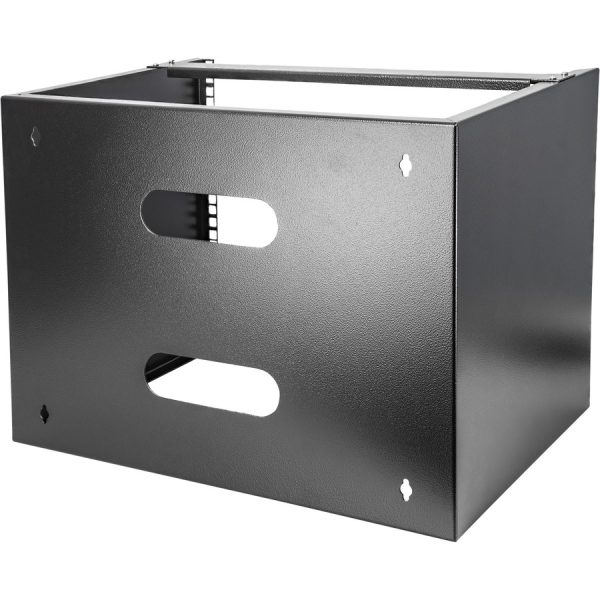 StarTech.com 8U Wall Mount Rack, 14in Deep, 19 inch Wall Mount Network Rack, Wall Mounting Patch Panel Bracket for Switch/IT Equipment - Image 2