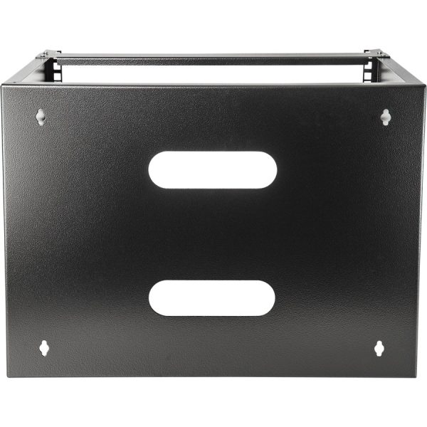 StarTech.com 8U Wall Mount Rack, 14in Deep, 19 inch Wall Mount Network Rack, Wall Mounting Patch Panel Bracket for Switch/IT Equipment - Image 4
