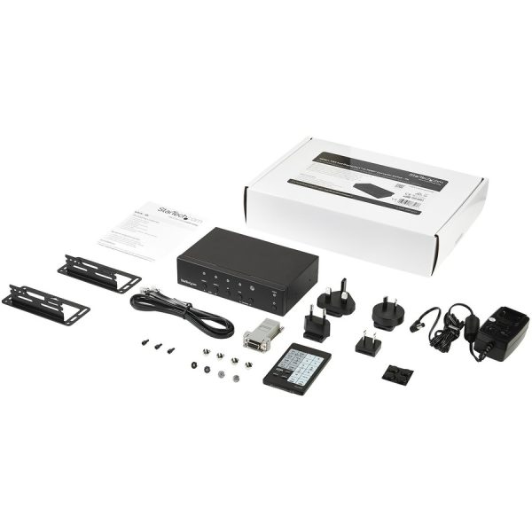 StarTech.com Multi-Input to HDMI Converter Switch - DisplayPort, VGA and Dual-HDMI to HDMI Switch - Priority and Automatic Switch - 4K - Image 5