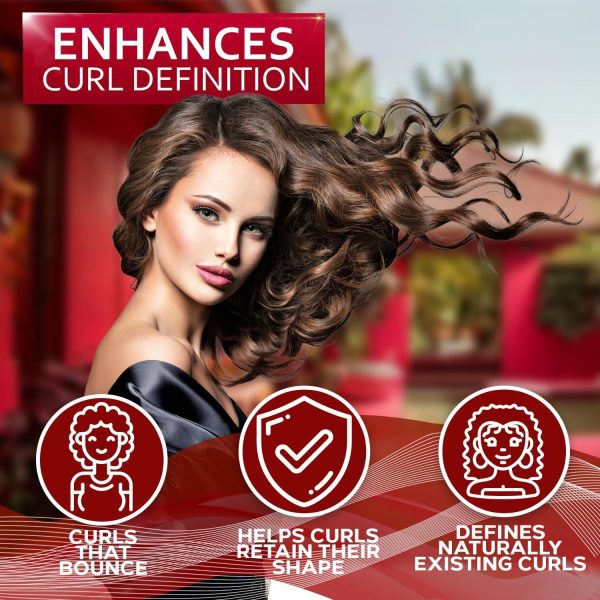 Curly Hair Mask   Deep Conditioning Curl Enhancing Split End Repair for Women and Men   Strengthening Treatment Cream and Moisturizer Products for Dry Damaged Frizzy Hair   Anti Breakage Solution - Image 3