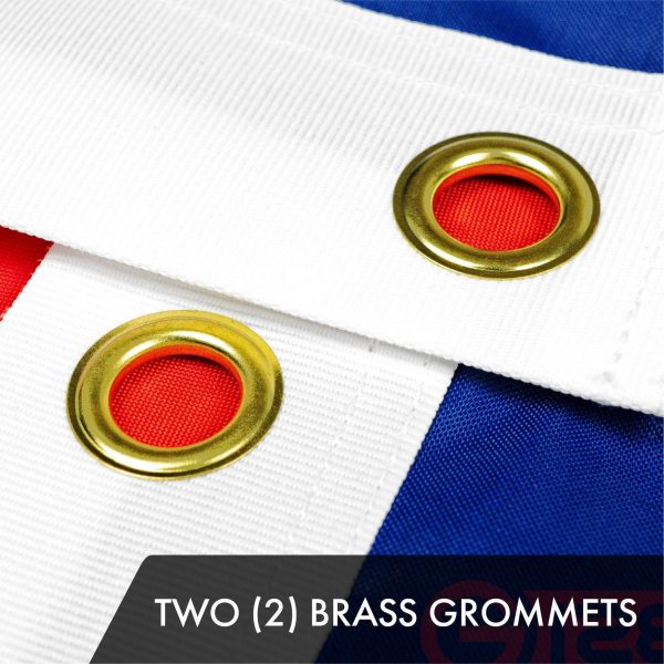 G128 3 Pack: Colorado CO State Flag | 2x3 Ft | ToughWeave Series Embroidered 300D Polyester | Embroidered Design, Indoor/Outdoor, Brass Grommets - Image 2
