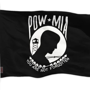 POW MIA Flag 150D Printed Polyester 3x5 Ft