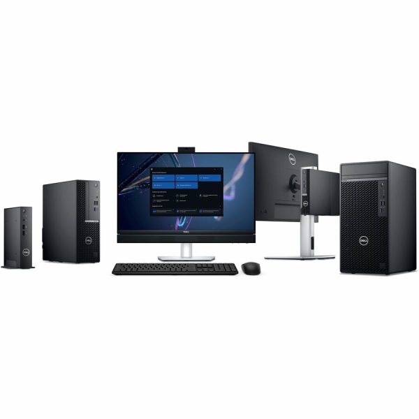 Dell OptiPlex 7000 7020 Plus Desktop Computer - Intel Core i7 14th Gen i7-14700T - vPro Technology - 32 GB - 512 GB SSD - Micro PC - Black - Image 2