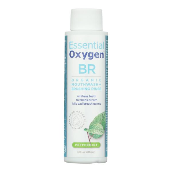 Essential Oxygen Brushing Rinse - Organic - Peppermint - 3 oz - Image 2