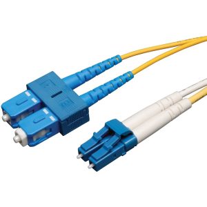 Eaton Tripp Lite Series Duplex Singlemode 9/125 Fiber Patch Cable (LC/SC), 3M (10 ft.)