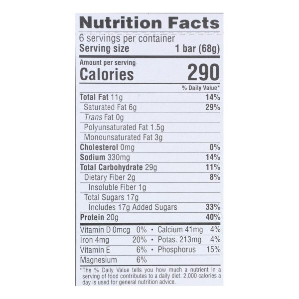 Clif Bar Builder's Protein - Case of 6 - 6/2.4 OZ - Image 3