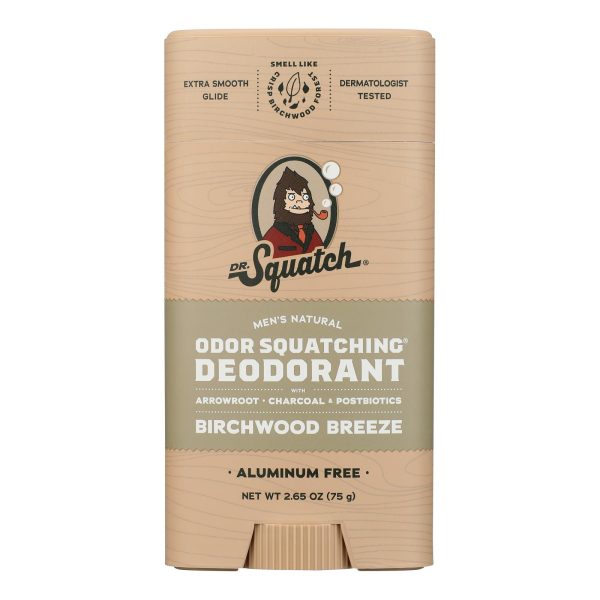Dr. Squatch - Deodorant Birchwood Breez - CS of 4-2.65 OZ