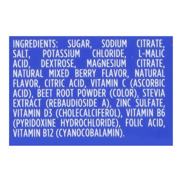 Sos Hydration - Hydration Mix Mixed Berry - EA of 1-8 CT - Image 2