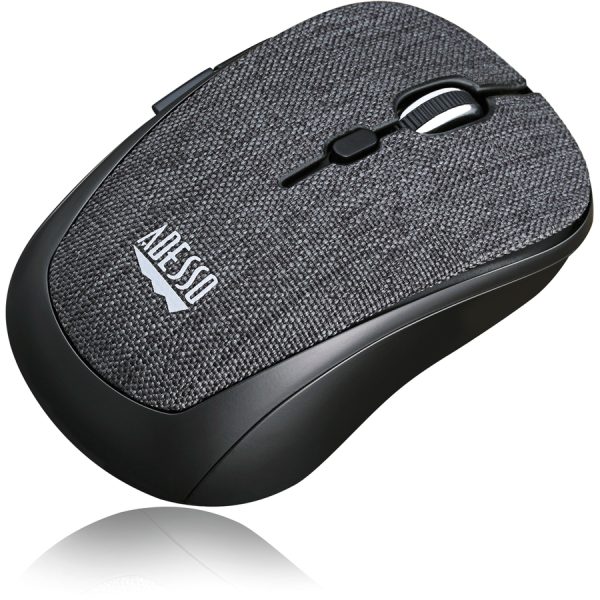 Adesso iMouse S80B - Wireless Fabric Optical Mini Mouse (Black) - Image 8