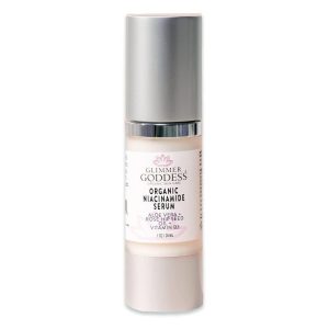 Organic Anti Aging Serum with Niacinamide Vitamin B3 Tightens Pores Reduces Wrinkles with 5% Niacinamide: A Miracle for Your Skin 1 oz