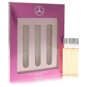 Mercedes Benz Gift Set -- 3 x .34 oz Eau De Parfum Rollerballs for Women
