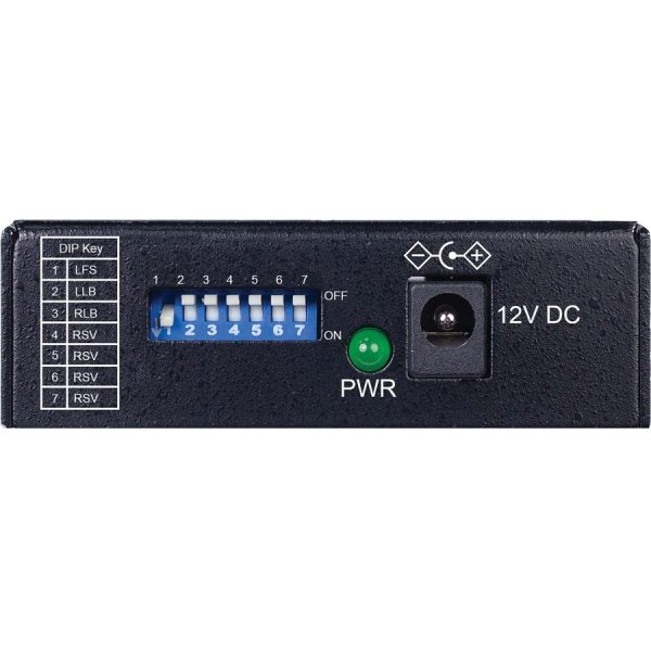 Eaton Tripp Lite Series Hardened Gigabit Fiber to Ethernet Media Converter, 10/100/1000 Mbps, RJ45/SC Singlemode, -10° to 60°C, 10 km (6.2 mi.), TAA - Image 2
