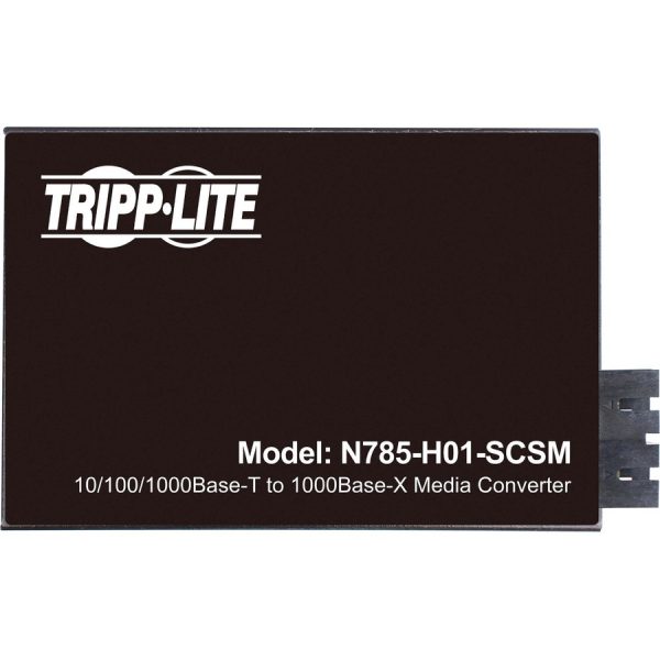 Eaton Tripp Lite Series Hardened Gigabit Fiber to Ethernet Media Converter, 10/100/1000 Mbps, RJ45/SC Singlemode, -10° to 60°C, 10 km (6.2 mi.), TAA - Image 6