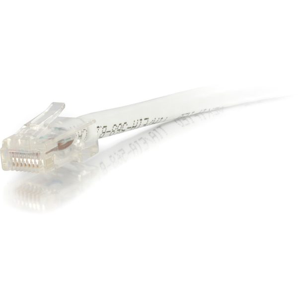 C2G 1ft Cat6 Non-Booted Unshielded (UTP) Network Patch Cable - White - Image 2