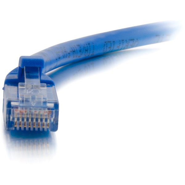 C2G 1ft Cat6 Ethernet Cable - Snagless Unshielded UTP Network Patch Cable - RJ-45 Male to RJ-45 Male - Blue - Image 2