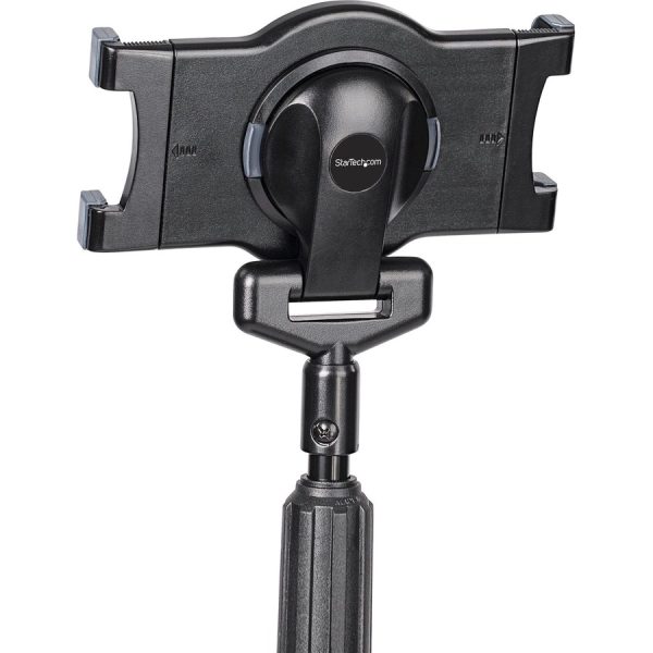 StarTech.com Mobile Tablet Stand with wheels, Height Adjustable Cart, Universal Rolling Tablet Stand for 7 - 11in w/ Detachable Holder, TAA - Image 3