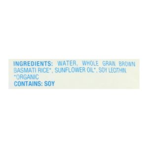 Seeds of Change Organic Rishikesh Brown Basmati Rice - Case of 12 - 8.5 oz.