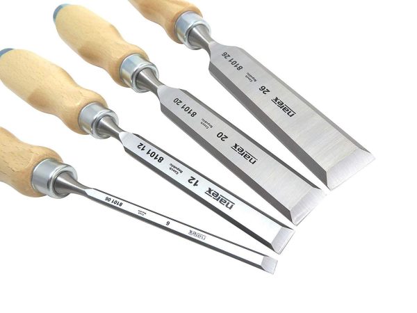 Bevel Edge Chisel Set with Wooden Handles Set of 4 pcs - Image 2