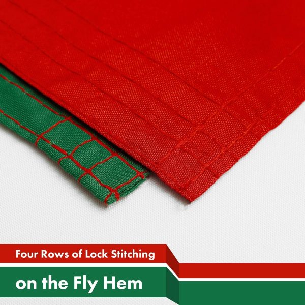G128 5 Pack: Hungary Hungarian Coat of Arms Flag | 3x5 Ft | LiteWeave Pro Series Printed 300D Polyester | Country Flag, Vibrant Colors, Brass Grommets - Image 5
