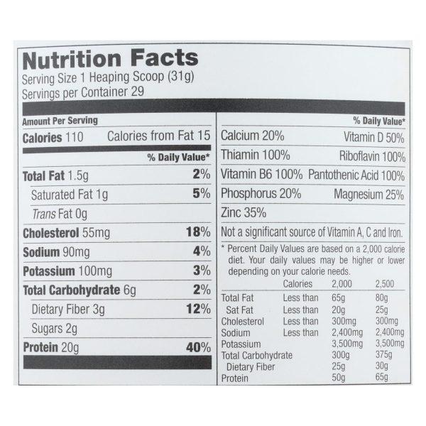 Designer Whey - Protein Powder - French Vanilla - 2 lbs - Image 2