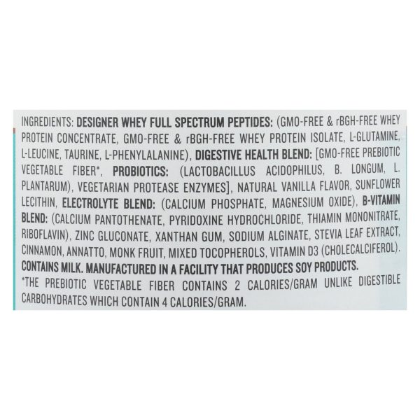 Designer Whey - Protein Powder - French Vanilla - 2 lbs - Image 3