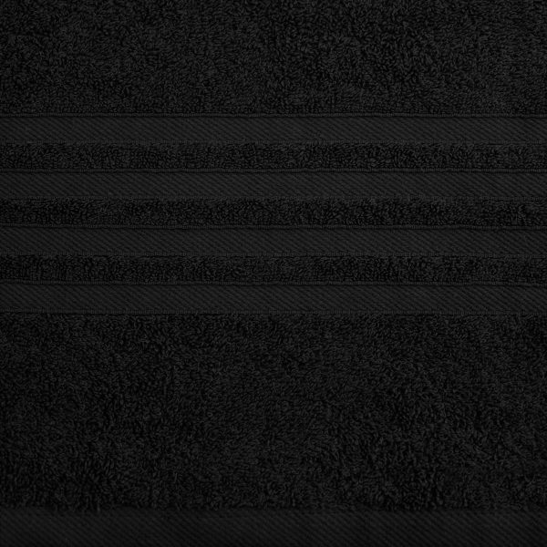 12 Piece Bath Towel Set for Bathroom   Wealuxe Collection 2 Bath Towels 4 Hand Towels 6 Washcloths 100% Cotton Soft and Plush Highly Absorbent Soft Towel for Hotel & Spa   Black - Image 3