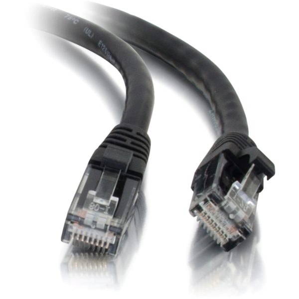 C2G 6in Cat5e Snagless Unshielded (UTP) Network Patch Ethernet Cable-Black - Image 4