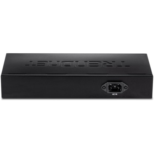 TRENDnet 6-Port Unmanaged Gigabit GREENnet Desktop Metal Switch, Ethernet-Network Switch, 16 x 10-100-1000 RJ-45 Ports, 32 Gbps Forwarding Capacity, Lifetime Protection, Black, TEG-S16DG - Image 3