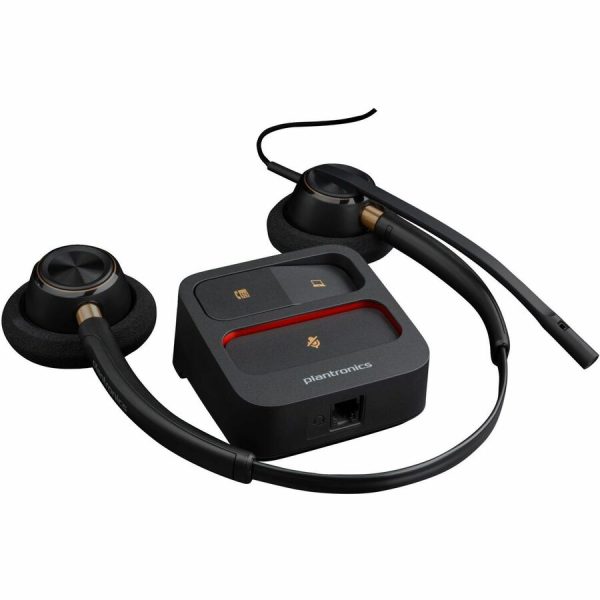 Poly EncorePro 520 with Quick Disconnect Binaural Headset TAA - Image 3