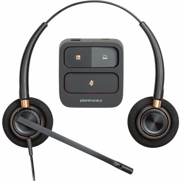 Poly EncorePro 520 with Quick Disconnect Binaural Headset TAA - Image 4