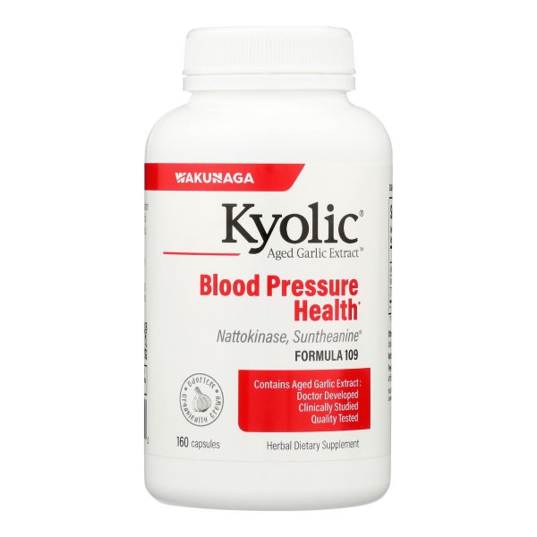 Kyolic - Aged Garlic Extract Blood Pressure Health Formula 109 - 160 Capsules - Image 2