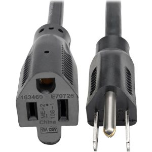 Eaton Tripp Lite Series Power Extension Cord, NEMA 5-15P to NEMA 5-15R - 13A, 120V, 16 AWG, 6 ft. (1.83 m), Black