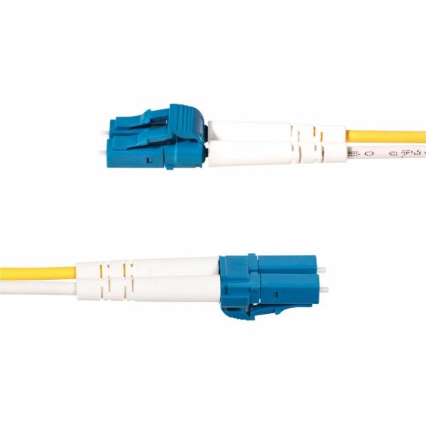 StarTech.com 1m (3.3ft) LC to SC (UPC) OS2 Single Mode Duplex Fiber Optic Cable, 9/125, 100G, Low Insertion Loss, LSZH Fiber Jumper Cord - Image 4