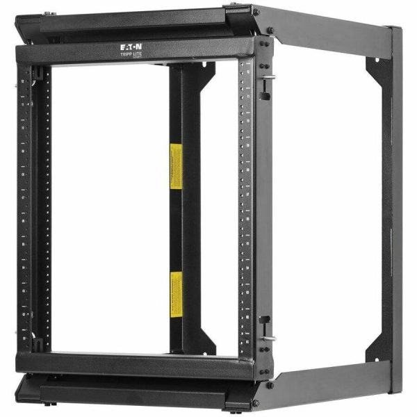 Eaton Tripp Lite Series SmartRack 12U Wall-Mount 2-Post Open Frame Rack, Hinged Front, Heavy Duty - Image 10