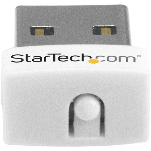 StarTech.com USB 150Mbps Mini Wireless N Network Adapter - 802.11n/g 1T1R USB WiFi Adapter - White - Image 2