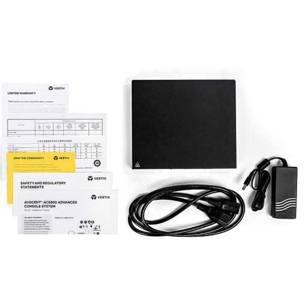 Vertiv Avocent ACS800 - 4-PortSerial Console with external AC/DC Power Brick - US Power Cord - Image 2