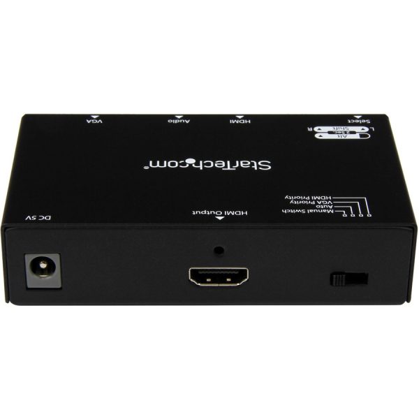 StarTech.com 2x1 HDMI + VGA to HDMI Converter Switch w/ Automatic and Priority Switching â€" 1080p - Image 3