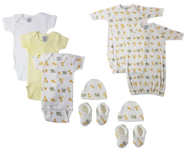 Unisex Newborn Baby 9 Pc  Sets Nc_0678