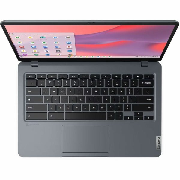 Lenovo 14e Chromebook Gen 3 82W6003DUS 14" Chromebook - Full HD - Intel N-Series N100 - 8 GB - 64 GB Flash Memory - English Keyboard - Storm Gray - Image 4