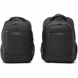 Samsonite Classic Business 2.0 Carrying Case (Backpack) for 13" to 15.6" Apple iPad Notebook, Tablet, Smartphone, Pen, Business Card, Accessories - Black