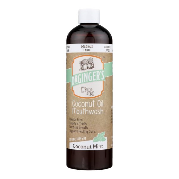 Dr. Ginger's - Mthwsh Coconut Oil Mint - 1 Each 1-14 FZ - Image 2