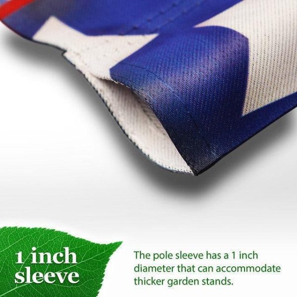 G128 Garden Flag God Bless America USA Flag Accent | 12x18 Inch | Printed Blockout Polyester - Patriotic Decoration - Image 5