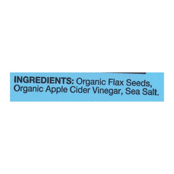 Doctor In The Kitchen - Organic Flax Seed Crackers - Sea Salt - Case of 6 - 5 oz. - Image 3